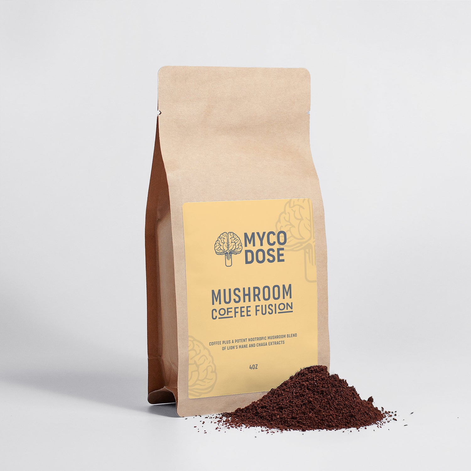 Mushroom Coffee Fusion - Lion’s Mane & Chaga 4oz